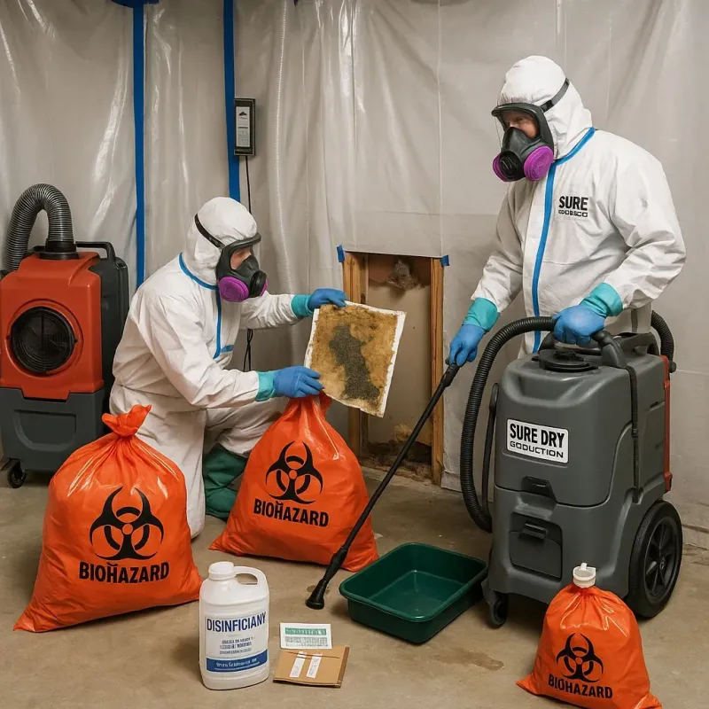 Contaminated Water Handling Protocols process in Bartolo, PR