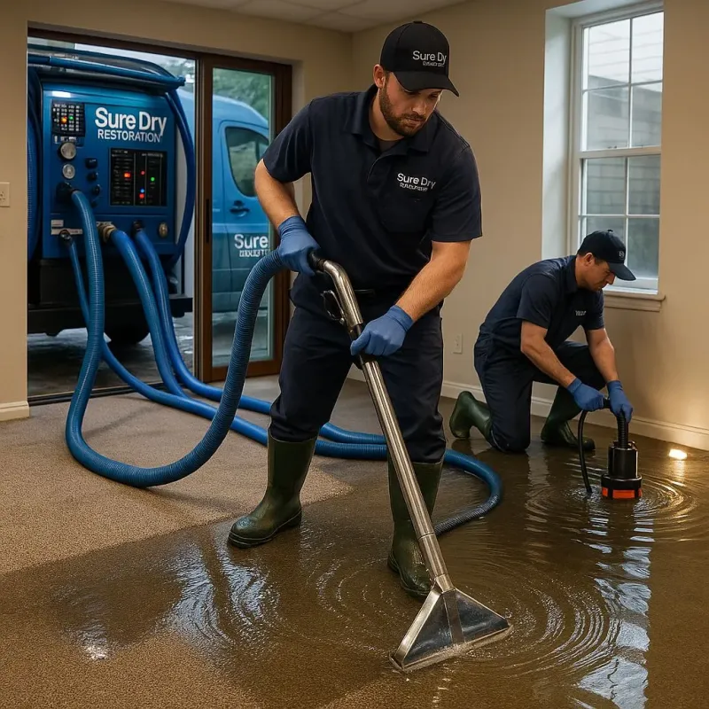 Water Extraction and Removal process in Bartolo, PR
